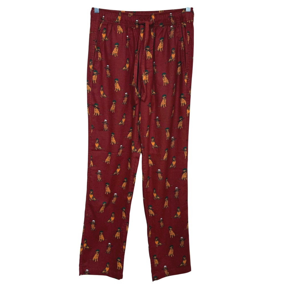 J.Crew Dog Print‎ Flannel Pajama Pants Men's Small